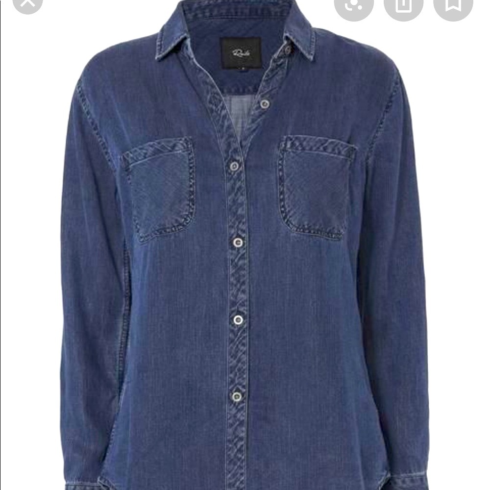 Rails Carter Chambray Shirt - Picture 2 of 8